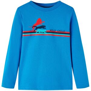 VidaXL (blue, 92) Kids' T-shirt with Long Sleeves Children T Shirt Tee Wild Animal Prin VidaXL (blue, 92) Kids' T-shirt with Long Sleeves Children T Shirt Tee Wild Animal Prin