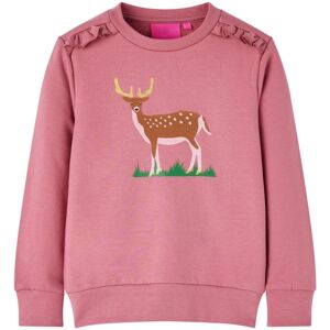 VidaXL (104) Kids' Sweatshirt Tops Long Sleeves Toddler Tops Pullover Deer Print Raspbe VidaXL (104) Kids' Sweatshirt Tops Long Sleeves Toddler Tops Pullover Deer Print Raspbe