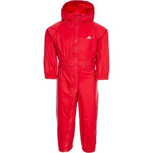 (6/12, Red) Trespass Babies Rainsuit Waterproof Button (6/12, Red) Trespass Babies Rainsuit Waterproof Button
