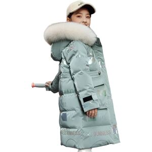 Xcsgsra (Green, 5-6 Years) Girls Kids Long Coat Padded Winter Jacket Elegance Xcsgsra (Green, 5-6 Years) Girls Kids Long Coat Padded Winter Jacket Elegance