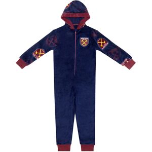 (Navy Blue, 2-3 Years) West Ham United FC Boys Pyjama All-In-One Loungewear Kids (Navy Blue, 2-3 Years) West Ham United FC Boys Pyjama All-In-One Loungewear Kids