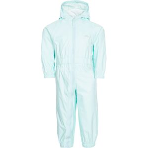 (12/18, Pale Mint) Trespass Babies Rainsuit Waterproof Button (12/18, Pale Mint) Trespass Babies Rainsuit Waterproof Button
