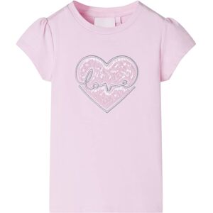 VidaXL (light pink, 128) Kids' T-shirt Short Sleeves Children's T Shirt Tee Top Sequinn VidaXL (light pink, 128) Kids' T-shirt Short Sleeves Children's T Shirt Tee Top Sequinn