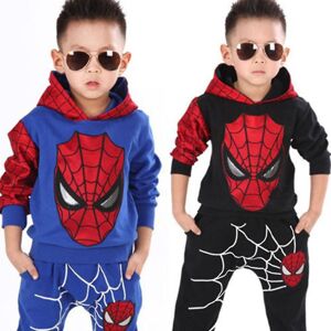Unbranded (Black, 4-5 Years) Kids Boys Spiderman Tracksuit Set Hoodie Joggings Pants Swe Unbranded (Black, 4-5 Years) Kids Boys Spiderman Tracksuit Set Hoodie Joggings Pants Swe