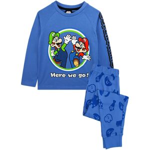 (11-12 Years) Nintendo Long Sleeve Long Leg Pyjama Set (Boys Blue) (11-12 Years) Nintendo Long Sleeve Long Leg Pyjama Set (Boys Blue)