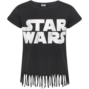 (5-6 Years) Star Wars Fringe Short Sleeved T-Shirt (Girls Black) (5-6 Years) Star Wars Fringe Short Sleeved T-Shirt (Girls Black)