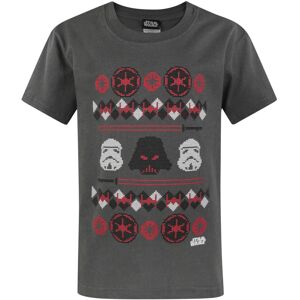 (5-6 Years) Star Wars Short Sleeved T-Shirt (Boys Grey) (5-6 Years) Star Wars Short Sleeved T-Shirt (Boys Grey)