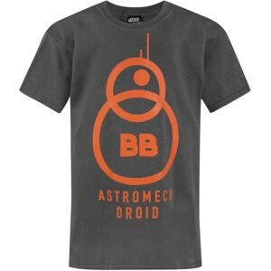 (5-6 Years) Star Wars Short Sleeved T-Shirt (Boys Grey) (5-6 Years) Star Wars Short Sleeved T-Shirt (Boys Grey)