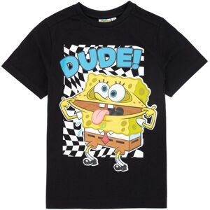 (5-6 Years) SpongeBob SquarePants Short Sleeved T-Shirt (Boys Black) (5-6 Years) SpongeBob SquarePants Short Sleeved T-Shirt (Boys Black)