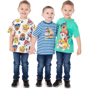 (5-6 Years) Paw Patrol Multi-Pack of 3 Short-Sleeved T-Shirts (Boys Multicoloure (5-6 Years) Paw Patrol Multi-Pack of 3 Short-Sleeved T-Shirts (Boys Multicoloure