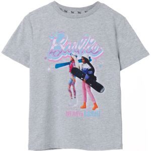 (13-14 Years) Barbie Short Sleeved T-Shirt (Girls Grey) (13-14 Years) Barbie Short Sleeved T-Shirt (Girls Grey)