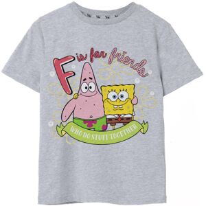 (3-4 Years) SpongeBob SquarePants Short Sleeved T-Shirt (Girls Grey) (3-4 Years) SpongeBob SquarePants Short Sleeved T-Shirt (Girls Grey)