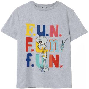 (5-6 Years) SpongeBob SquarePants Short Sleeved T-Shirt (Boys Grey) (5-6 Years) SpongeBob SquarePants Short Sleeved T-Shirt (Boys Grey)