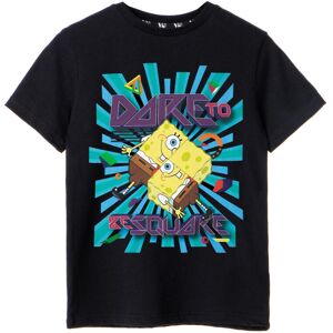 (3-4 Years) SpongeBob SquarePants Short Sleeved T-Shirt (Boys Black) (3-4 Years) SpongeBob SquarePants Short Sleeved T-Shirt (Boys Black)