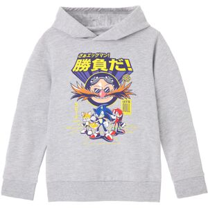 (5-6 Years) Sonic the Hedgehog Hoodie (Boys Grey) (5-6 Years) Sonic the Hedgehog Hoodie (Boys Grey)