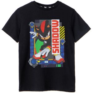 (9-10 Years) Sonic the Hedgehog Short Sleeved T-Shirt (Boys Black) (9-10 Years) Sonic the Hedgehog Short Sleeved T-Shirt (Boys Black)