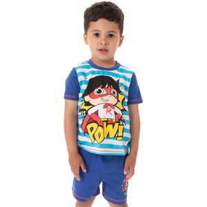 (5-6 Years) Ryans World Short Sleeve Short Leg Pyjama Set (Boys Blue) (5-6 Years) Ryans World Short Sleeve Short Leg Pyjama Set (Boys Blue)