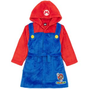 (5-6 Years) Nintendo Super Mario Hooded Bathrobe (Boys Blue) (5-6 Years) Nintendo Super Mario Hooded Bathrobe (Boys Blue)