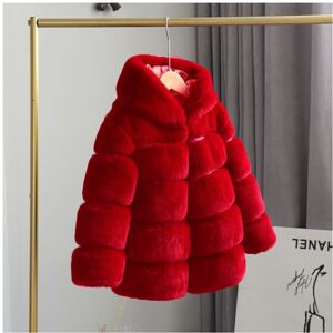 Xcsgsra (Red, 5-6 Years) Kids Girls Rabbit Fur Coat Padded Winter Jackets Xcsgsra (Red, 5-6 Years) Kids Girls Rabbit Fur Coat Padded Winter Jackets