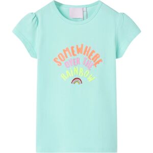 VidaXL (aqua, 116 (5-6y)) Kids' T-shirt Short Sleeves Tee Children's T Shirt Toddler Cl VidaXL (aqua, 116 (5-6y)) Kids' T-shirt Short Sleeves Tee Children's T Shirt Toddler Cl