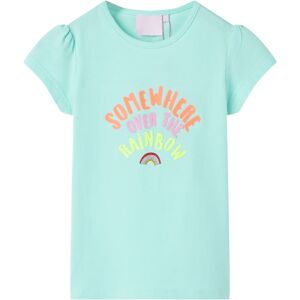 VidaXL (aqua, 128 (7-8y)) Kids' T-shirt Short Sleeves Tee Children's T Shirt Toddler Cl VidaXL (aqua, 128 (7-8y)) Kids' T-shirt Short Sleeves Tee Children's T Shirt Toddler Cl
