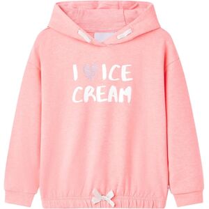 VidaXL (pink, 128 (7-8y)) Kids' Hooded Sweatshirt Children's Pullover School Kids' Hood VidaXL (pink, 128 (7-8y)) Kids' Hooded Sweatshirt Children's Pullover School Kids' Hood