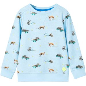 VidaXL (116 (5-6y)) Kids' Sweatshirt Children Long Sleeves Pullover Kids' Top Light Blu VidaXL (116 (5-6y)) Kids' Sweatshirt Children Long Sleeves Pullover Kids' Top Light Blu