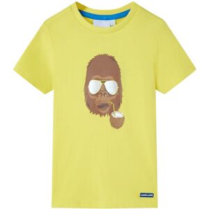 VidaXL (yellow, 116 (5-6y)) Kids' T-shirt with Short Sleeves Tee Toddler Children's T S VidaXL (yellow, 116 (5-6y)) Kids' T-shirt with Short Sleeves Tee Toddler Children's T S