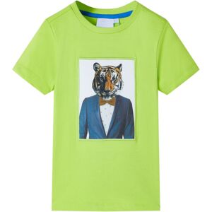 VidaXL (lime, 116 (5-6y)) Kids' T-shirt with Short Sleeves Tee Children's T Shirt Toddl VidaXL (lime, 116 (5-6y)) Kids' T-shirt with Short Sleeves Tee Children's T Shirt Toddl