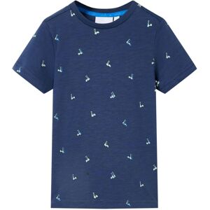 VidaXL (dark blue, 92 (1.5-2y)) Kids' T-shirt Short Sleeves Toddler Children's School S VidaXL (dark blue, 92 (1.5-2y)) Kids' T-shirt Short Sleeves Toddler Children's School S