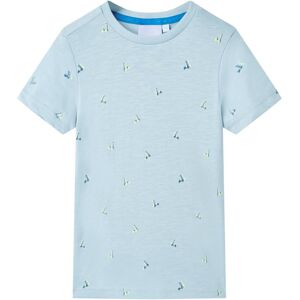 VidaXL (light blue, 116 (5-6y)) Kids' T-shirt Short Sleeves Toddler Children's School S VidaXL (light blue, 116 (5-6y)) Kids' T-shirt Short Sleeves Toddler Children's School S