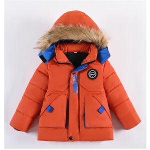 Xcsgsra (Orange, 4-5Years) Kids Boys Coats Jacket Fur Hooded Outwear Winter Xcsgsra (Orange, 4-5Years) Kids Boys Coats Jacket Fur Hooded Outwear Winter