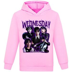 Unbranded (Pink, 9-10 Years) Wednesday Addams Printed Long Sleeve Hoodies Kids Boys Girls Unbranded (Pink, 9-10 Years) Wednesday Addams Printed Long Sleeve Hoodies Kids Boys Girls