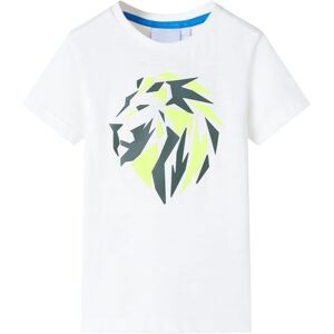 VidaXL (ecru, 104 (3-4y)) Kids' T-shirt Short Sleeves Children's T Shirt Tee Toddler To VidaXL (ecru, 104 (3-4y)) Kids' T-shirt Short Sleeves Children's T Shirt Tee Toddler To