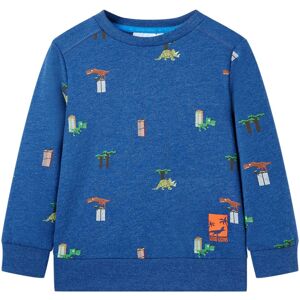 VidaXL (128 (7-8y)) Kids' Sweatshirt Children Long Sleeves Clothes Pullover Top Dark Bl VidaXL (128 (7-8y)) Kids' Sweatshirt Children Long Sleeves Clothes Pullover Top Dark Bl