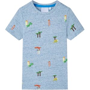 VidaXL (blue, 104 (3-4y)) Kids' T-shirt Short Sleeves Tee Children's T Shirt Toddler Bl VidaXL (blue, 104 (3-4y)) Kids' T-shirt Short Sleeves Tee Children's T Shirt Toddler Bl
