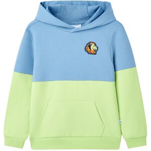 VidaXL (104 (3-4y)) Kids' Hooded Sweatshirt Children's Pullover Hoodie Top Blue and Sof VidaXL (104 (3-4y)) Kids' Hooded Sweatshirt Children's Pullover Hoodie Top Blue and Sof