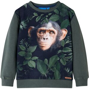 VidaXL (dark khaki, 128 (7-8y)) Kids' Sweatshirt Children Long Sleeves Pullover Clothes VidaXL (dark khaki, 128 (7-8y)) Kids' Sweatshirt Children Long Sleeves Pullover Clothes