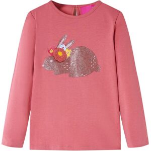 VidaXL (pink, 116 (5-6y)) Kids' T-shirt with Long Sleeves Children's T Shirt Tee Top Gl VidaXL (pink, 116 (5-6y)) Kids' T-shirt with Long Sleeves Children's T Shirt Tee Top Gl
