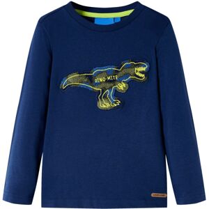 VidaXL (navy, 92 (1.5-2y)) Kids' T-shirt with Long Sleeves Children's T Shirt Tee Top D VidaXL (navy, 92 (1.5-2y)) Kids' T-shirt with Long Sleeves Children's T Shirt Tee Top D