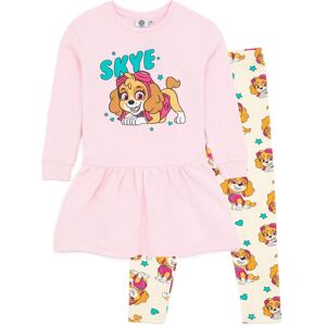 (6-7 Years, Pink) Paw Patrol Girls Skye Sweater Dress & Leggings Set (6-7 Years, Pink) Paw Patrol Girls Skye Sweater Dress & Leggings Set