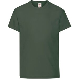 (14-15 Years, Bottle Green) Fruit of the Loom Childrens/Kids Original T-Shirt (14-15 Years, Bottle Green) Fruit of the Loom Childrens/Kids Original T-Shirt