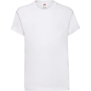 (12-13 Years, White) Fruit of the Loom Childrens/Kids Original Cotton T-Shirt (12-13 Years, White) Fruit of the Loom Childrens/Kids Original Cotton T-Shirt