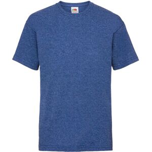 (3-4, Retro Heather Royal) Fruit Of The Loom Childrens/Kids Unisex Valueweight S (3-4, Retro Heather Royal) Fruit Of The Loom Childrens/Kids Unisex Valueweight S