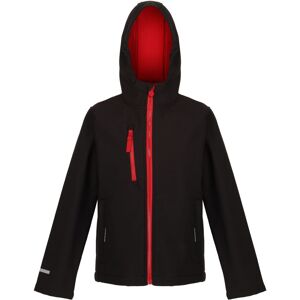 (32In, Black/Classic Red) Regatta Childrens/Kids Ablaze 3 Layer Soft Shell Jacke (32In, Black/Classic Red) Regatta Childrens/Kids Ablaze 3 Layer Soft Shell Jacke