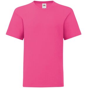(9-11 Years, Fuchsia Pink) Fruit Of The Loom Boys Iconic T-Shirt (9-11 Years, Fuchsia Pink) Fruit Of The Loom Boys Iconic T-Shirt