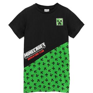 (13-14 Years, Black) Minecraft Childrens/Kids Creeper Colour Block T-Shirt (13-14 Years, Black) Minecraft Childrens/Kids Creeper Colour Block T-Shirt