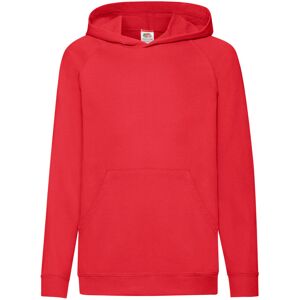 Fruit Of The Loom Childrens Unisex Lightweight Hooded Sweatshirt / Hoodie Fruit Of The Loom Childrens Unisex Lightweight Hooded Sweatshirt / Hoodie