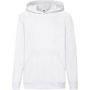 Fruit Of The Loom Childrens Unisex Lightweight Hooded Sweatshirt / Hoodie Fruit Of The Loom Childrens Unisex Lightweight Hooded Sweatshirt / Hoodie