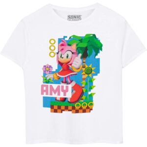 (7-8 Years, White) Sonic The Hedgehog Childrens/Kids Amy Short-Sleeved T-Shirt (7-8 Years, White) Sonic The Hedgehog Childrens/Kids Amy Short-Sleeved T-Shirt